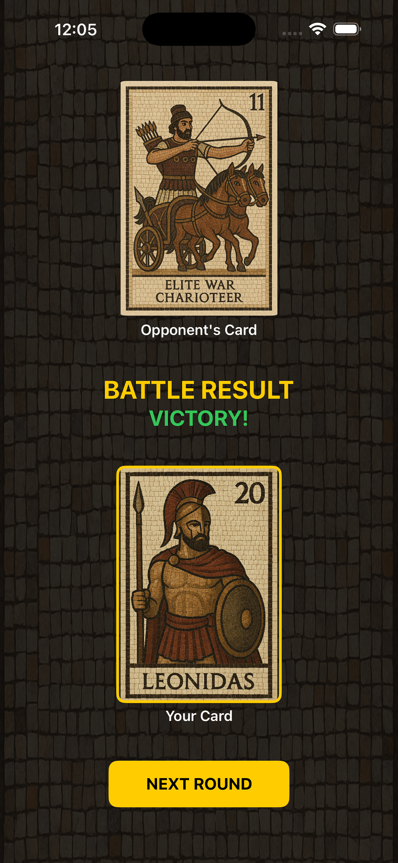 Omens of the Eagle - Victory Screen